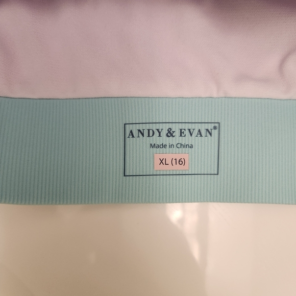 Andy & Evan Kids' Rib Colorblock Two-Piece Swimsuit NWOT - Picture 6 of 8